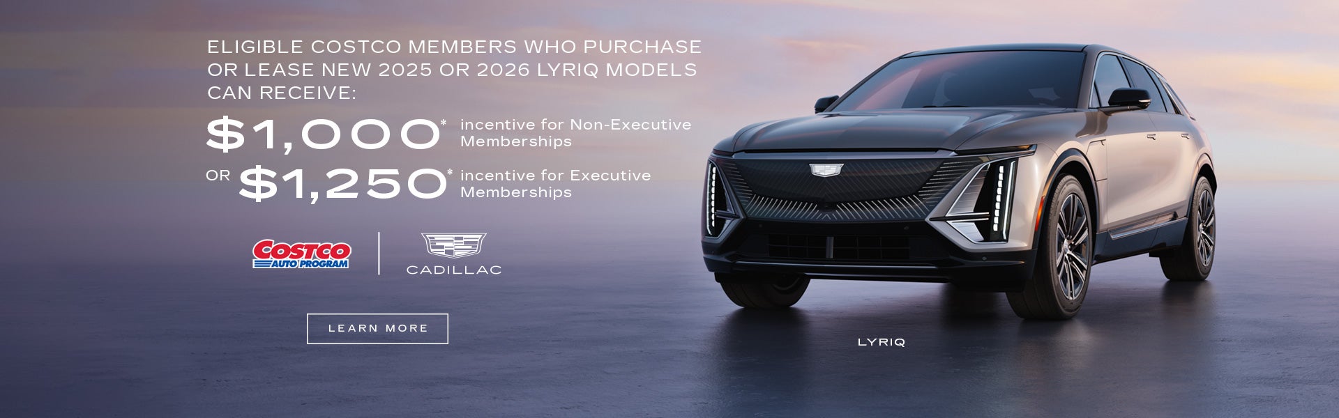 $1,000 incentive for Non-Executive memberships OR $1250 incentive for Executive memberships